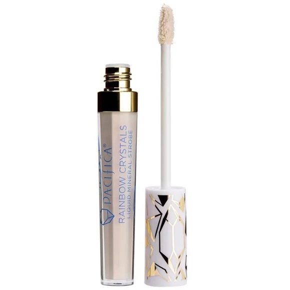 Pacifica Rainbow Crystals Liquid Mineral Strobe Highlighter.Glow, Shine, Contour - Picture 1 of 5